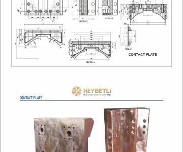 Copper Contact Plate